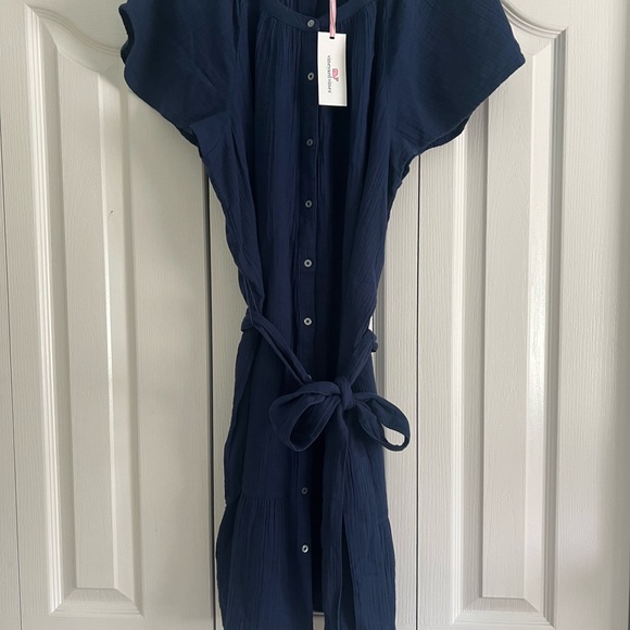 Vineyard Vines Sea Stitch Flutter SLV Dress - Picture 6 of 9